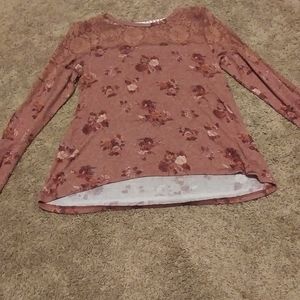 Medium long sleeve floral top by rewind